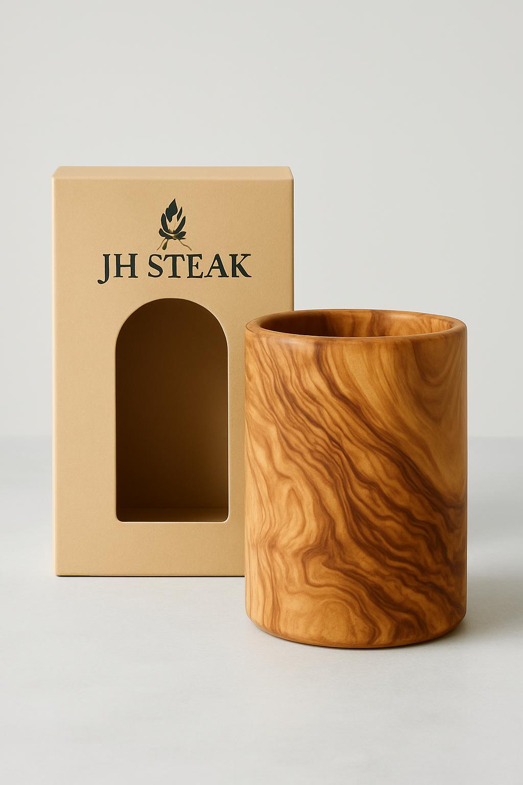 Olive Wood Crock